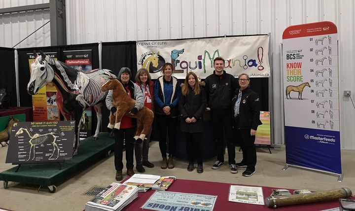 EquiMania! team members at an event